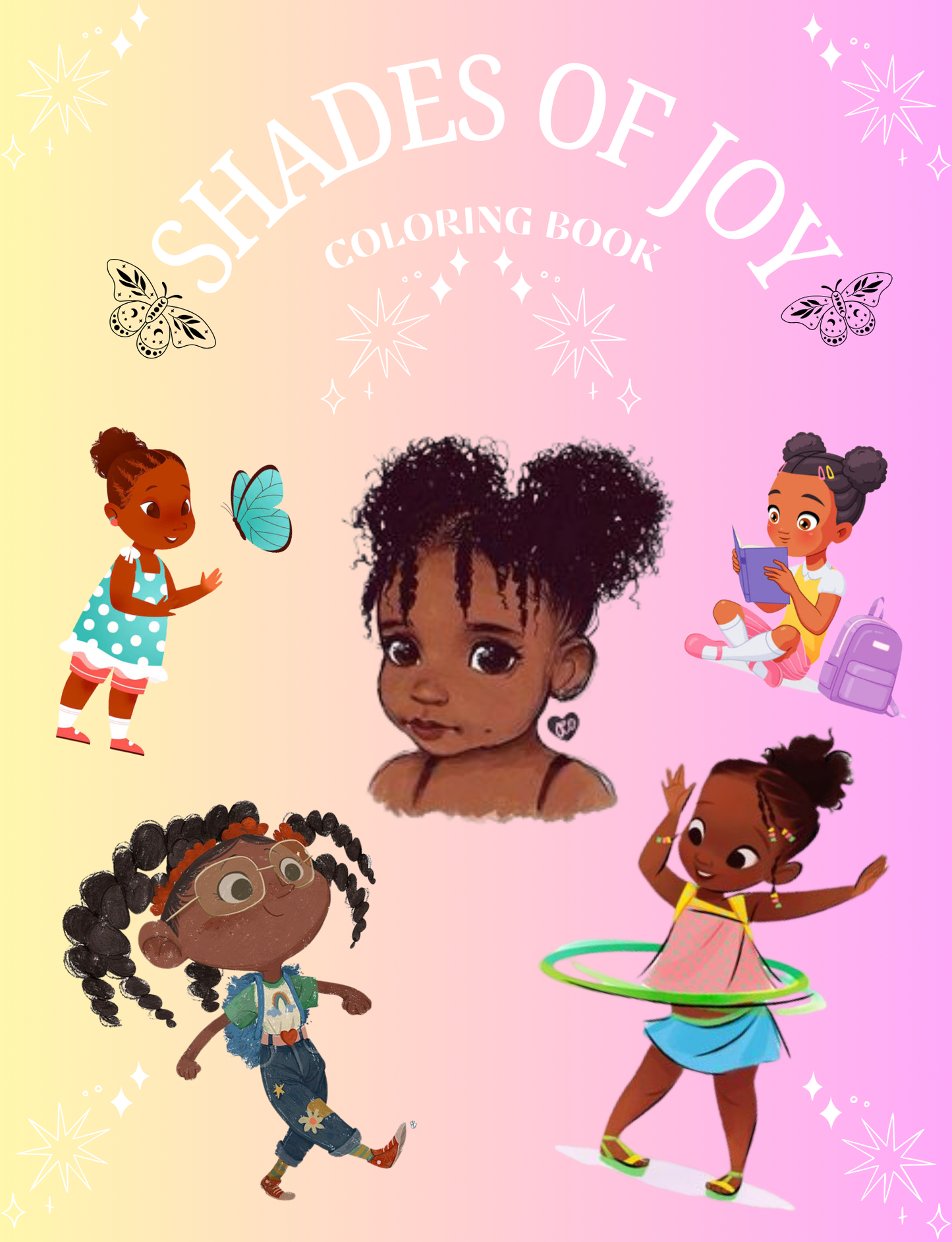 Shades of Joy: Digital Coloring Pages