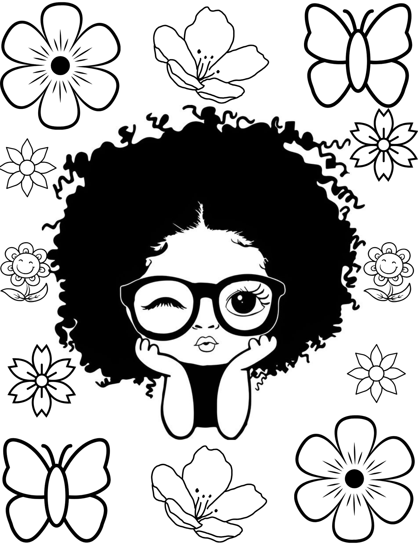 Shades of Joy: Digital Coloring Pages