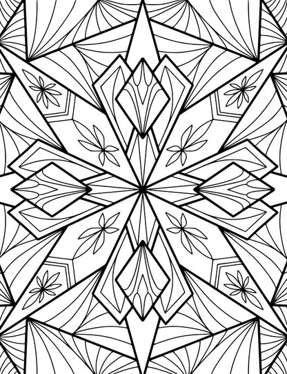 Flower Maze Coloring Book: Adult