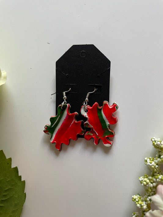 Puzzle Piece Earrings