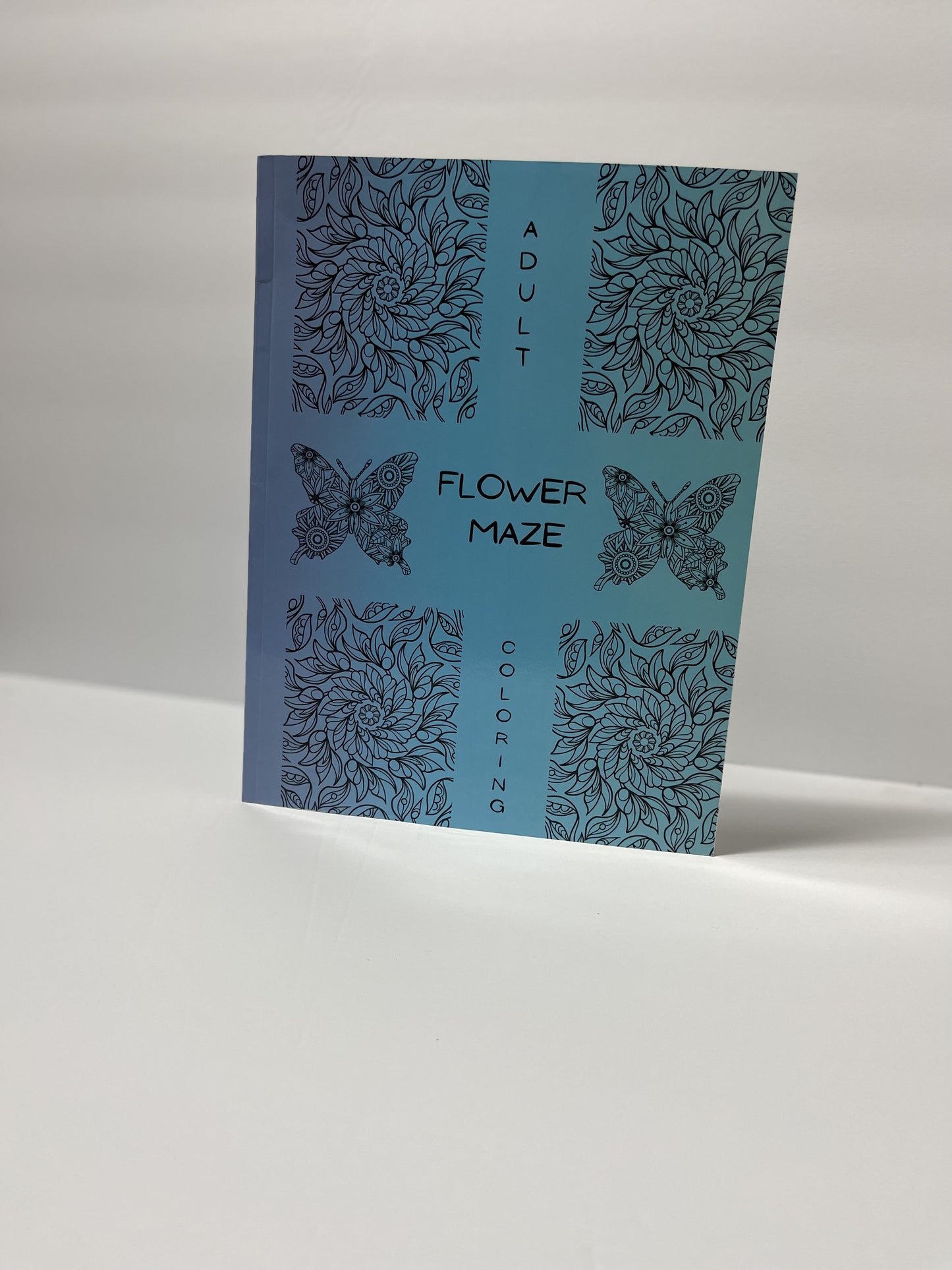 Flower Maze Coloring Book: Adult